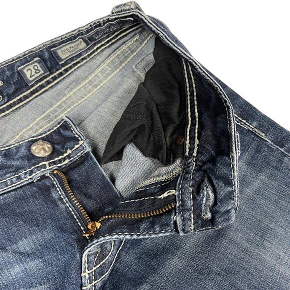 Miss Me Boot Cut Jeans JP5745B3 Mid Rise Medium Wash Denim Pants Women's 28 - Picture 11 of 14